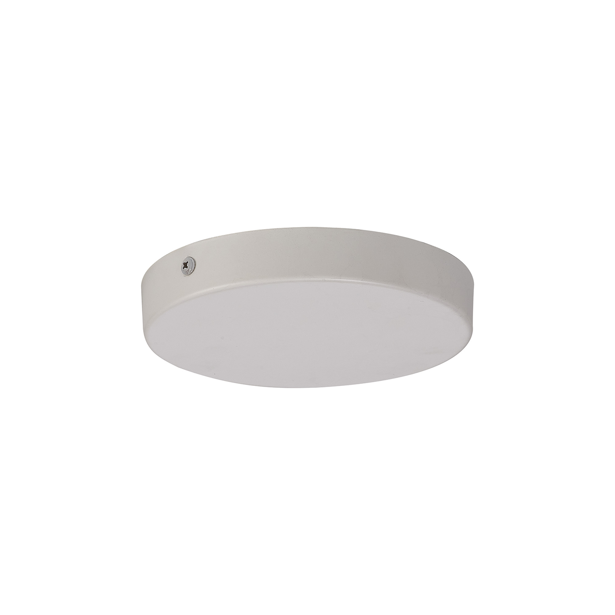 D0828WH/NH  Hayes No Hole 15cm Round Ceiling Plate White